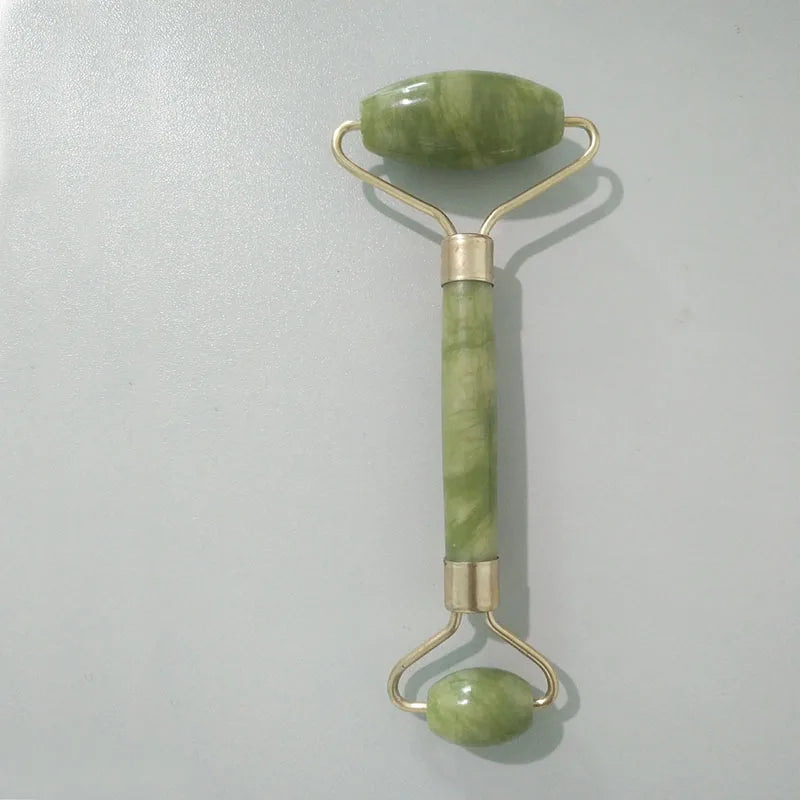 GlowUp Jade Roller + Gua Sha Set