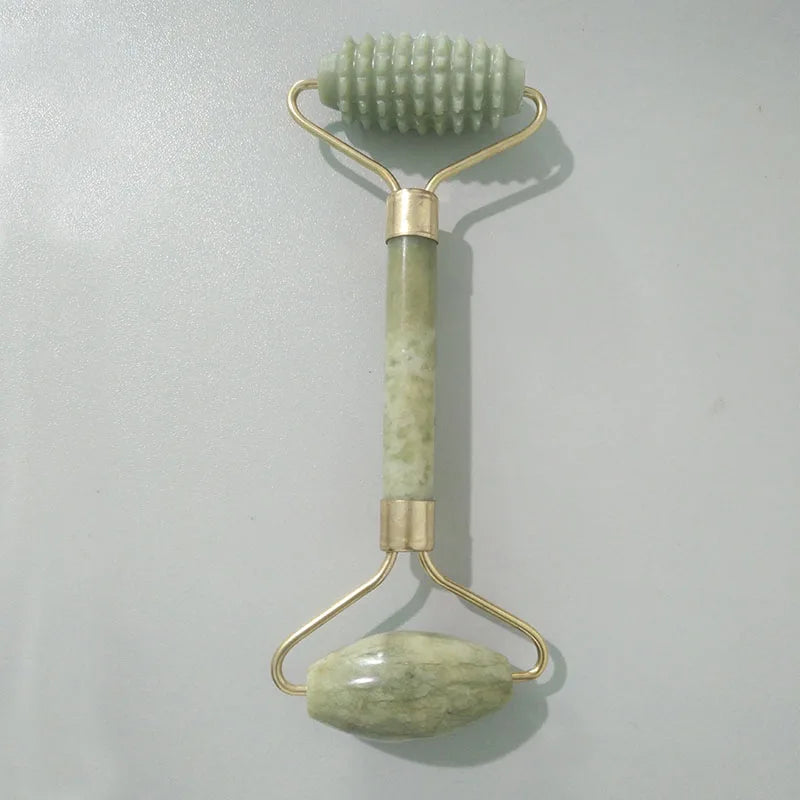 GlowUp Jade Roller + Gua Sha Set